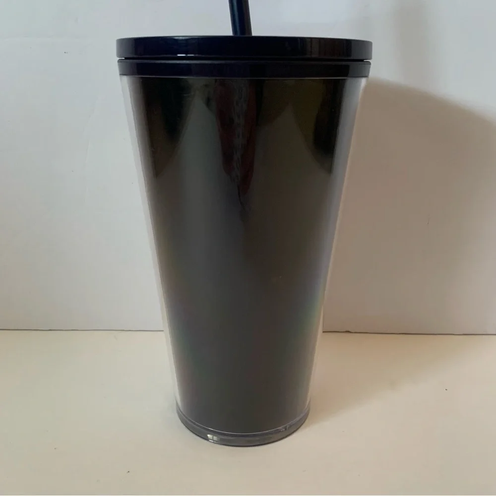 NWT. Starbucks Navy Blue and Gold Glitter Tumbler
